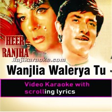 Wanjli walareya tu taan - Video Karaoke Lyrics | Noor Jehan